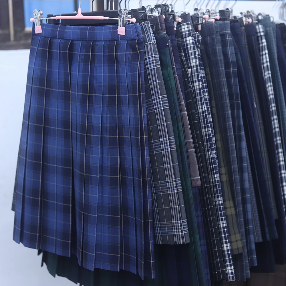 Adorable Plaid Pleated Skirt Japanese Style School Uniform Vintage Box Pleat Design High Quality Student Costume G48
Adorable Plaid Pleated Skirt Japanese Style School Uniform Vintage Box Pleat Design High Quality Student Costume G48