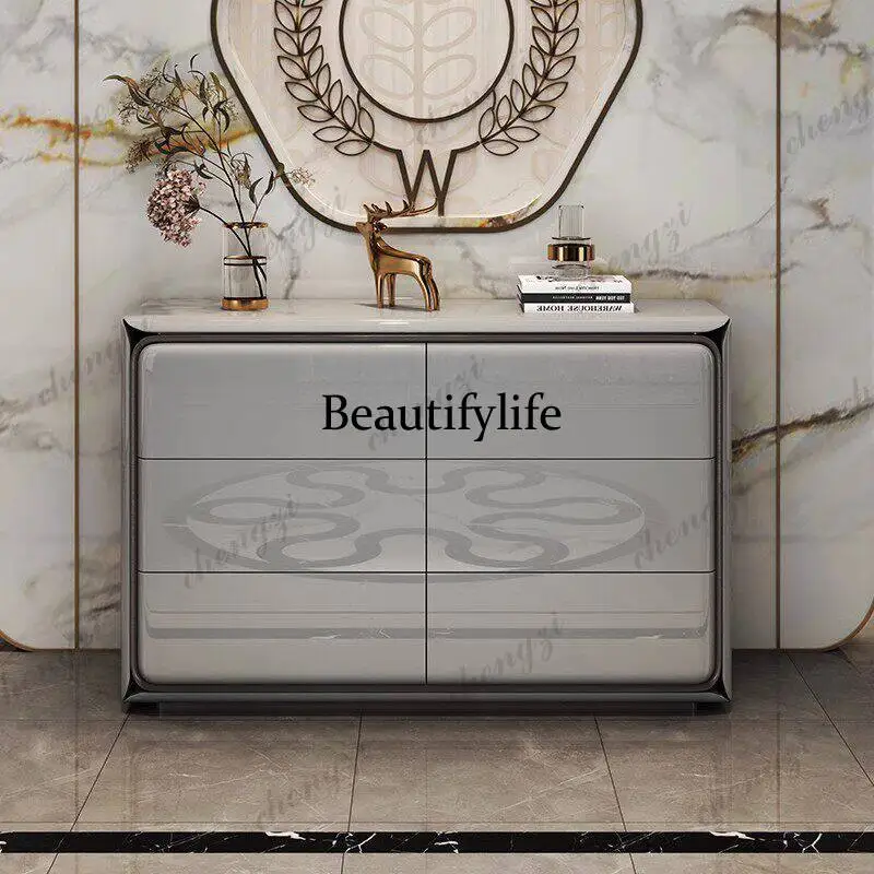 Italian entrance, light luxury home decoration cabinet, modern and simple, living room solid wood storage locker
Italian entrance, light luxury home decoration cabinet, modern and simple, living room solid wood storage locker