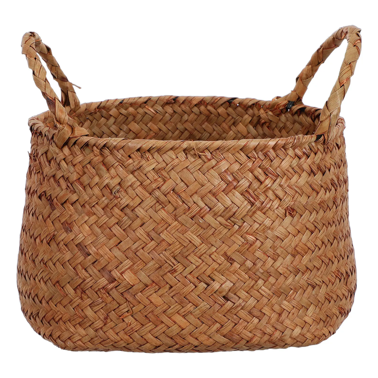 Handwoven Seagrass Basket Woven Storage Bin Japanese Aesthetic Rustic Decorative Organizer for Shelf Desktop Flower Vase
Handwoven Seagrass Basket Woven Storage Bin Japanese Aesthetic Rustic Decorative Organizer for Shelf Desktop Flower Vase