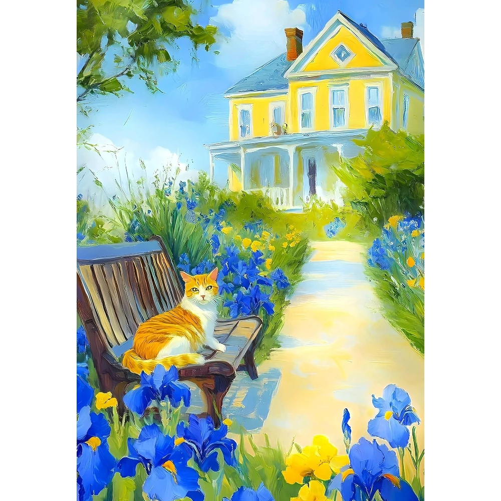 Cat Chair Rest Irises 500/1000/1200/2000 PCS Jigsaw Puzzles Family Activity Game DIY Puzzle for Living Room Home Decor Gift
Cat Chair Rest Irises 500/1000/1200/2000 PCS Jigsaw Puzzles Family Activity Game DIY Puzzle for Living Room Home Decor Gift