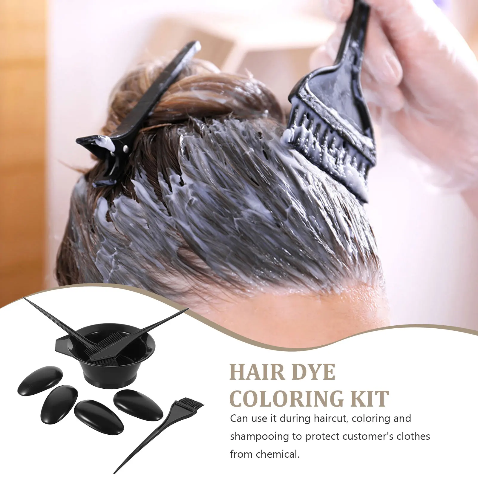 1 set 1 Set Household Hair Coloring Kit Dyeing Brushes Tinting Bowls Earmuffs Multi Color Application Tools Hair Salon Home Use
1 set 1 Set Household Hair Coloring Kit Dyeing Brushes Tinting Bowls Earmuffs Multi Color Application Tools Hair Salon Home Use
