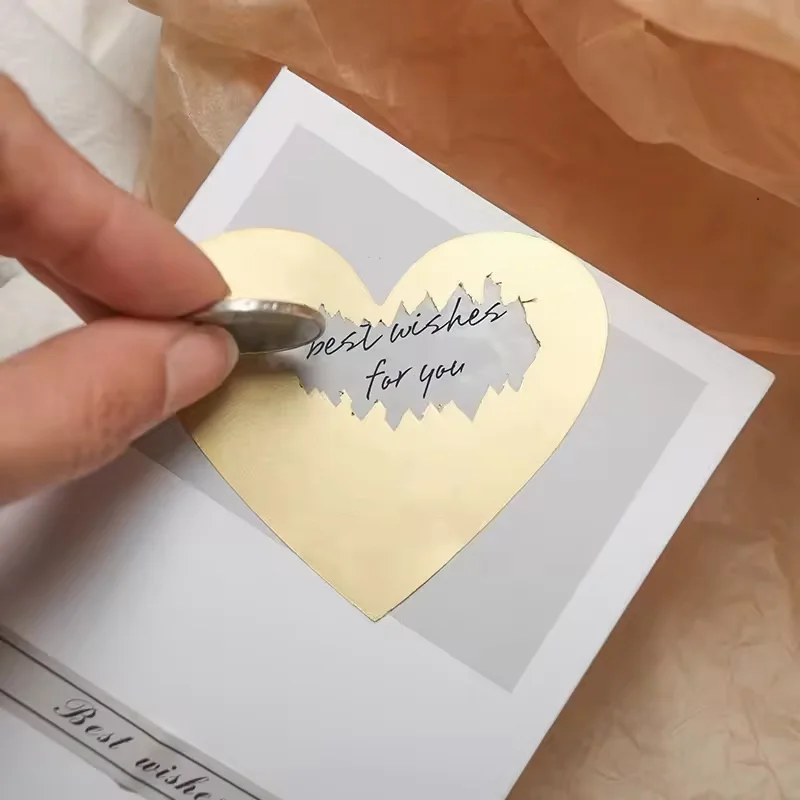 50Pcs Multipurpose Golden Love Scratch Off Stickers Creative DIY Decoration for Wedding Cards Postcards Handcraft Stickers
50Pcs Multipurpose Golden Love Scratch Off Stickers Creative DIY Decoration for Wedding Cards Postcards Handcraft Stickers