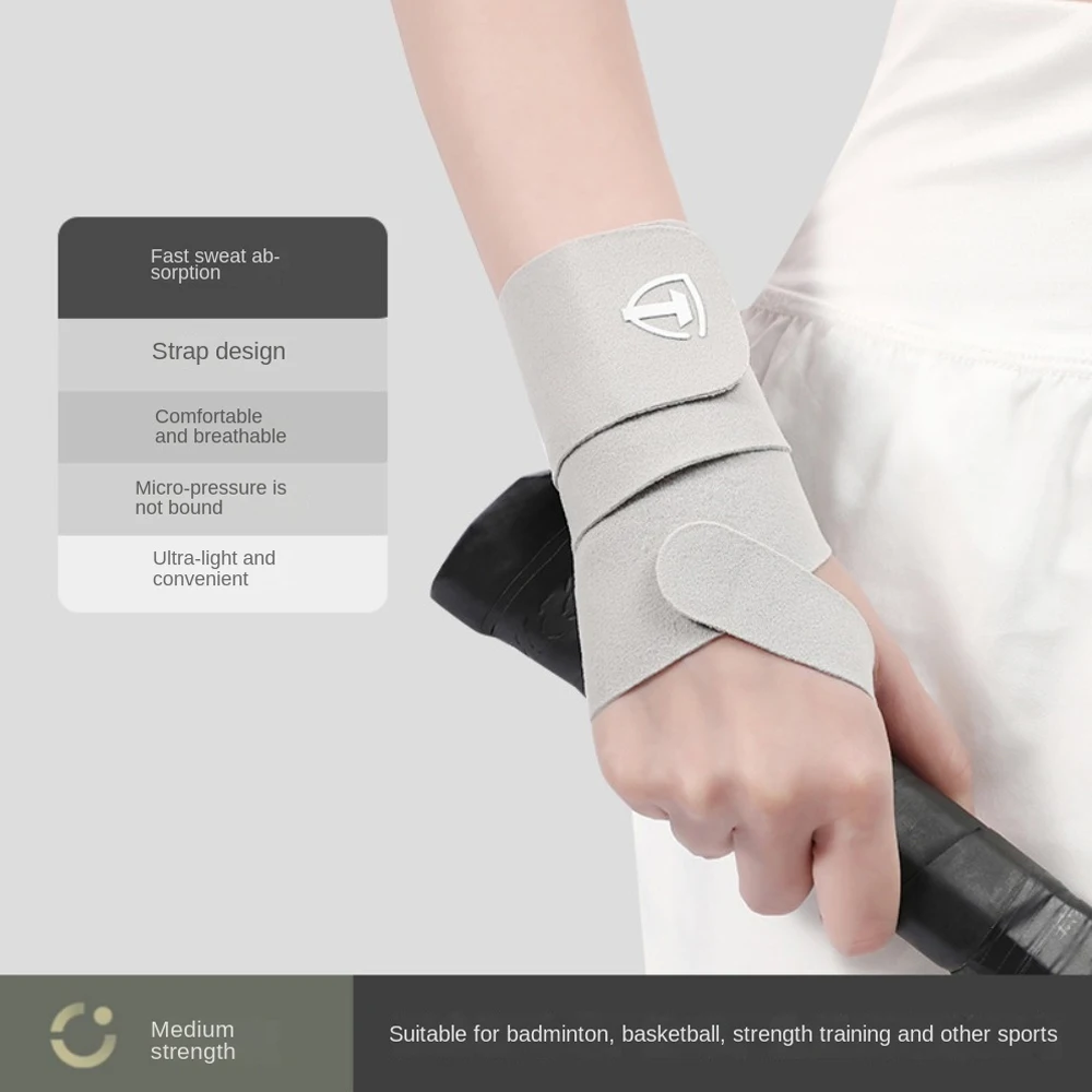High Elastic Badminton Wrist Guard Lightweight Soft Thumb Wrist Support Brace Tendinitis Comfortable Wrist Protectors Band
High Elastic Badminton Wrist Guard Lightweight Soft Thumb Wrist Support Brace Tendinitis Comfortable Wrist Protectors Band