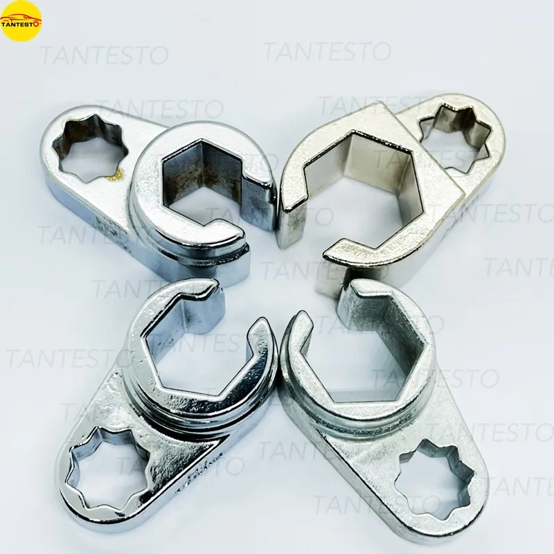 17 19 22 24 Open-end Hex Wrench Oxygen Sensor Socket Wrench Fuel Line Pipe Removal Wrench Repair Tools
17 19 22 24 Open-end Hex Wrench Oxygen Sensor Socket Wrench Fuel Line Pipe Removal Wrench Repair Tools