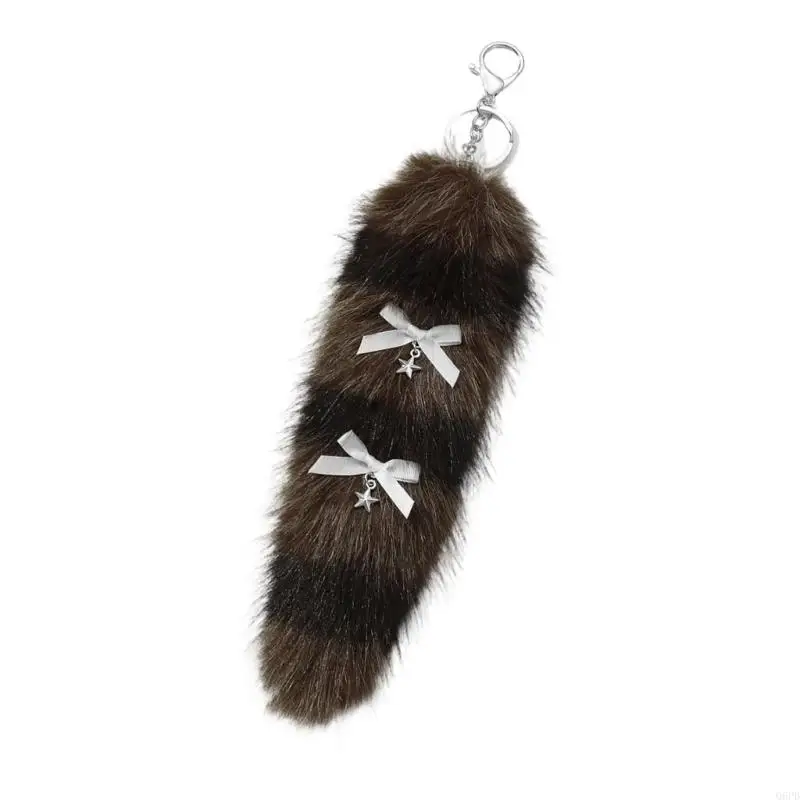 Plush Raccoons Tail Keychain For Bag Charm School Backpack Phone Hanging Decors
Plush Raccoons Tail Keychain For Bag Charm School Backpack Phone Hanging Decors