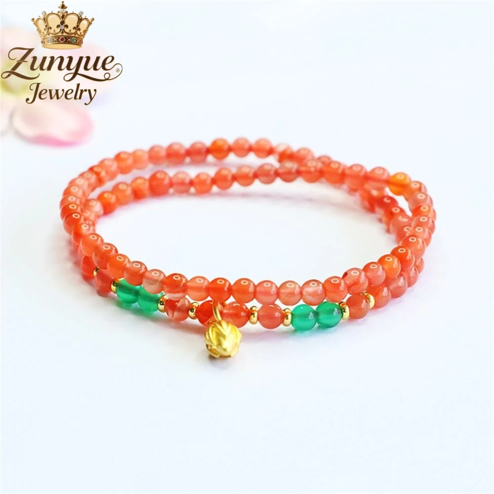 Natural South Red Agate And Green Chalcedony Double-Ring Bracelet Luxury Quality Jewelry Fashion Jewelry Exquisite Charms Gift
Natural South Red Agate And Green Chalcedony Double-Ring Bracelet Luxury Quality Jewelry Fashion Jewelry Exquisite Charms Gift