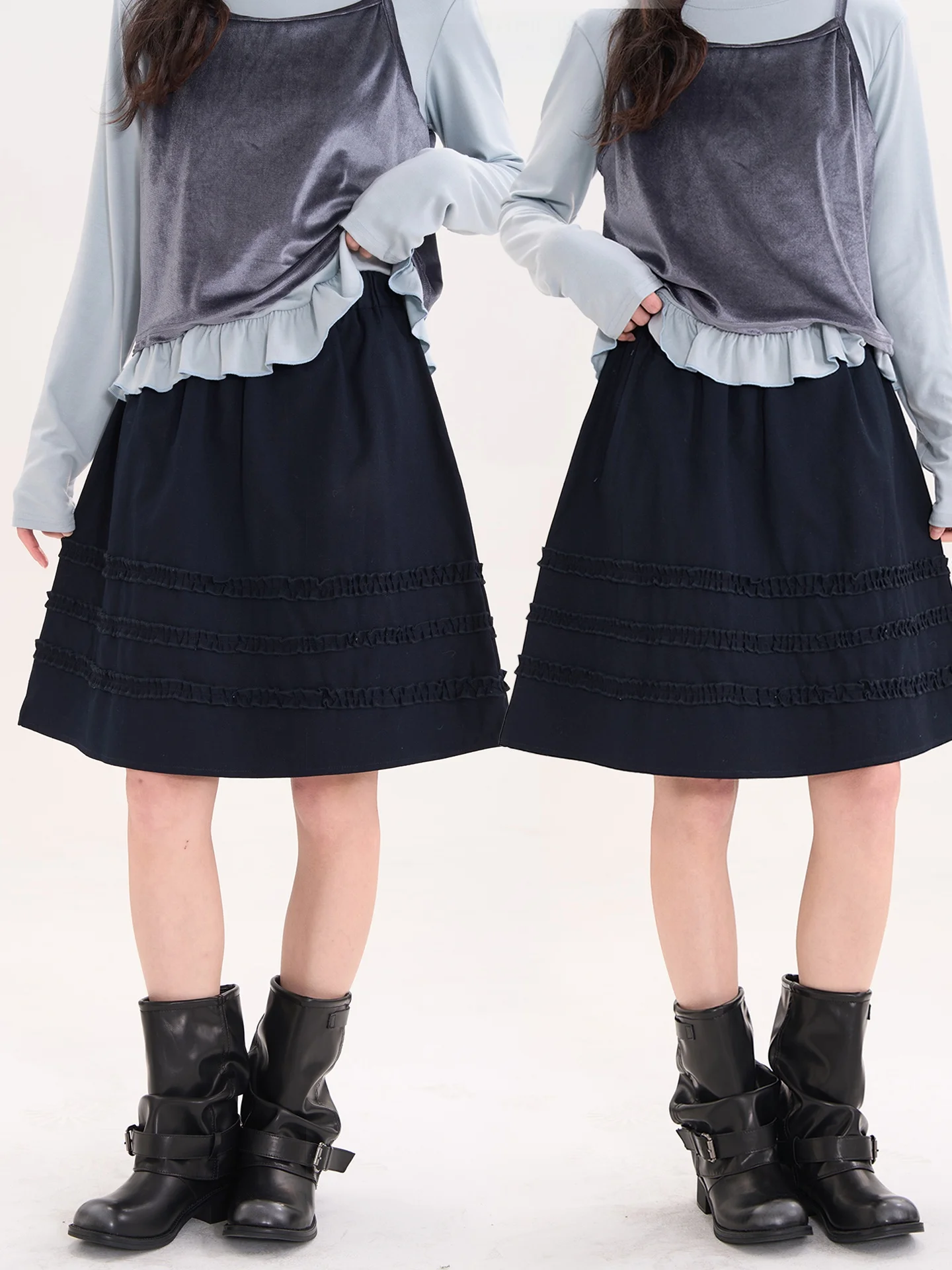 Юбка миди А-силуэта с высокой талией и кружевной отделкой, многослойная, женская, повседневная, весна-лето, длиной до колена
Юбка миди А-силуэта с высокой талией и кружевной отделкой, многослойная, женская, повседневная, весна-лето, длиной до колена