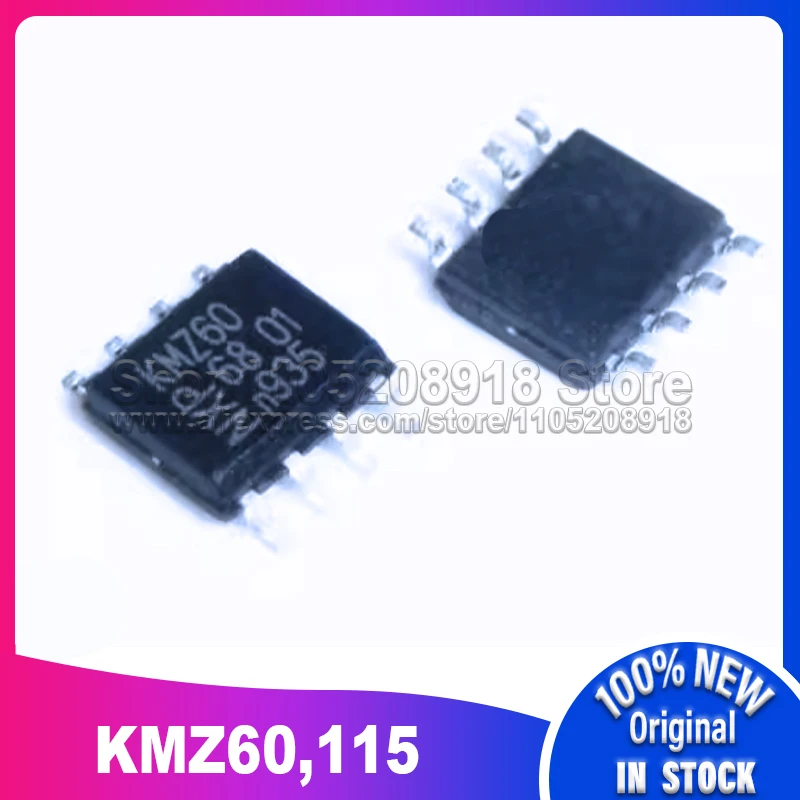 10 шт./лот KMZ60 KMZ60,115 KMZ60115 SOP-8 100% новый спотовый запас
10 шт./лот KMZ60 KMZ60,115 KMZ60115 SOP-8 100% новый спотовый запас