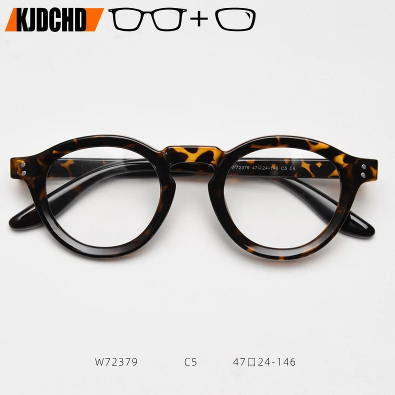 KJDCHD Retro Round Prescription Glasses Woman Men Handmade Acetate Japanese Classic Rotundity Progressive Optical Eyeglasses
KJDCHD Retro Round Prescription Glasses Woman Men Handmade Acetate Japanese Classic Rotundity Progressive Optical Eyeglasses