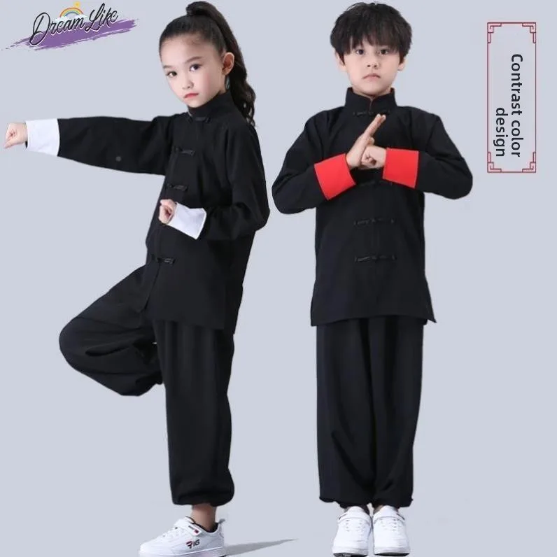 Children's Martial Arts Performance Clothes Tai Chi Practice Uniforms Spring Summer Autumn PU Material Cotton Traditional Chi...
Children's Martial Arts Performance Clothes Tai Chi Practice Uniforms Spring Summer Autumn PU Material Cotton Traditional Chi...