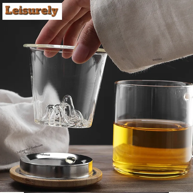 300ml Wooden Handle Japanese Glass Filter Tea Separator Cup Zen Tea Mug With Infuser Tea Maker Office Water Cup Tableware Gift
300ml Wooden Handle Japanese Glass Filter Tea Separator Cup Zen Tea Mug With Infuser Tea Maker Office Water Cup Tableware Gift