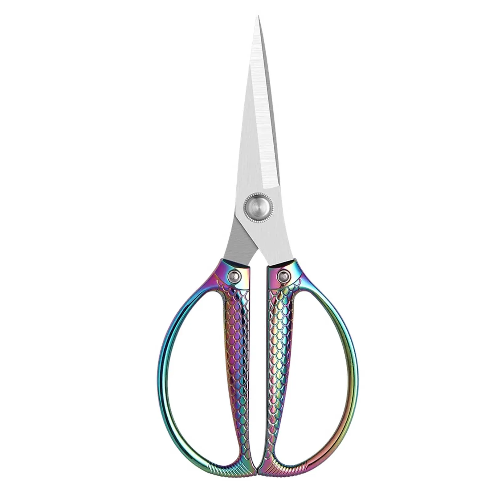 Fish Pattern Handle Kitchen Scissors, Multifunctional Industrial Leather Household Clothing Scissors 1) Stainless steel blade: r
Fish Pattern Handle Kitchen Scissors, Multifunctional Industrial Leather Household Clothing Scissors 1) Stainless steel blade: r