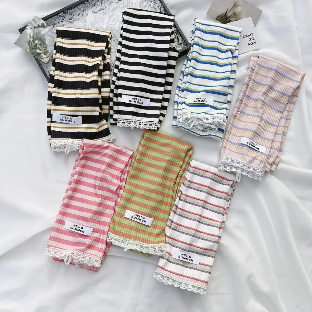 Fashion Ice Silk UV Protection Sleeves Loose Cool Sun Protection Mittens Striped Ice Sleeves Summer Outdoor
Fashion Ice Silk UV Protection Sleeves Loose Cool Sun Protection Mittens Striped Ice Sleeves Summer Outdoor