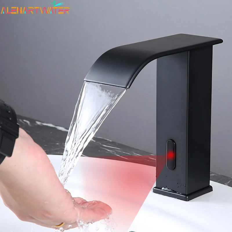 Luxury Matte Black Sensor Bathroom Faucet Cold and Hot Deck Mounted Tap Short and Tall Sink Mixer
Luxury Matte Black Sensor Bathroom Faucet Cold and Hot Deck Mounted Tap Short and Tall Sink Mixer