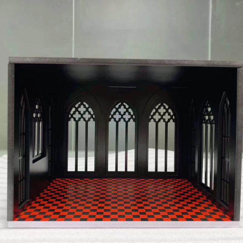 1:6 1:12 Fashion Doll Photography Diorama Room Kit, Gothic Style Dollhouse Furniture Room for FR PP Scene Backdrop
1:6 1:12 Fashion Doll Photography Diorama Room Kit, Gothic Style Dollhouse Furniture Room for FR PP Scene Backdrop