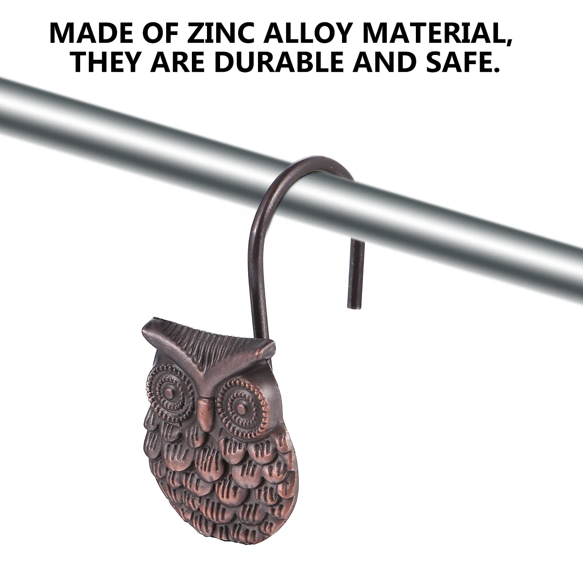 12 pcs Owl Shape Zinc Alloy Creative Home Curtain Tiebacks Wall Hangers For Bathroom Shower Decorative Hanging Hooks
12 pcs Owl Shape Zinc Alloy Creative Home Curtain Tiebacks Wall Hangers For Bathroom Shower Decorative Hanging Hooks