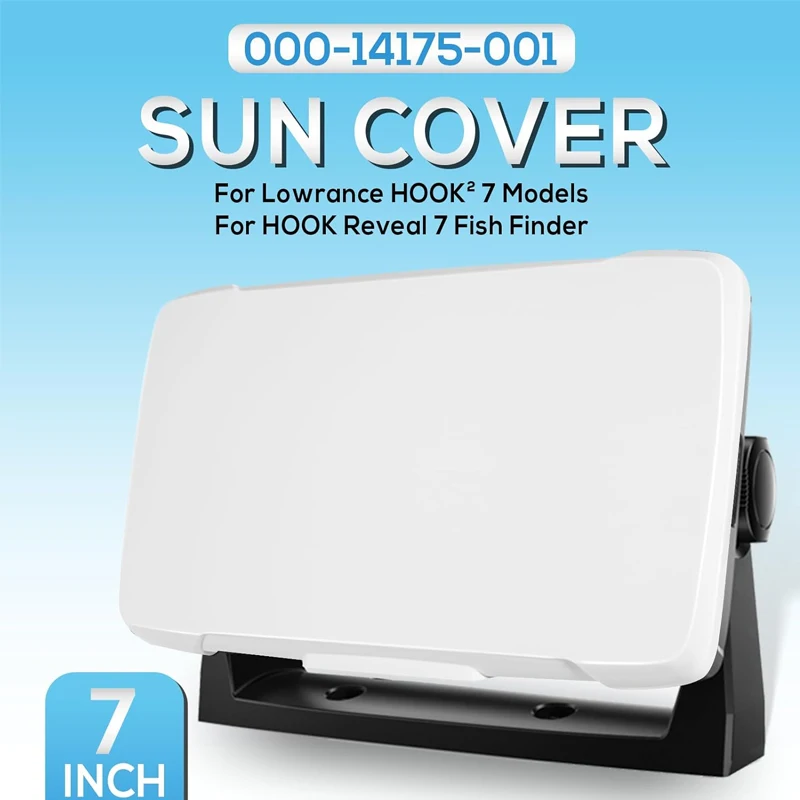 Fish Finder Waterproof UV Protection Cover 000-14175-001 for Lowrance HOOK² 7 Models and for HOOK Reveal 7 Fish Finder Units
Fish Finder Waterproof UV Protection Cover 000-14175-001 for Lowrance HOOK² 7 Models and for HOOK Reveal 7 Fish Finder Units