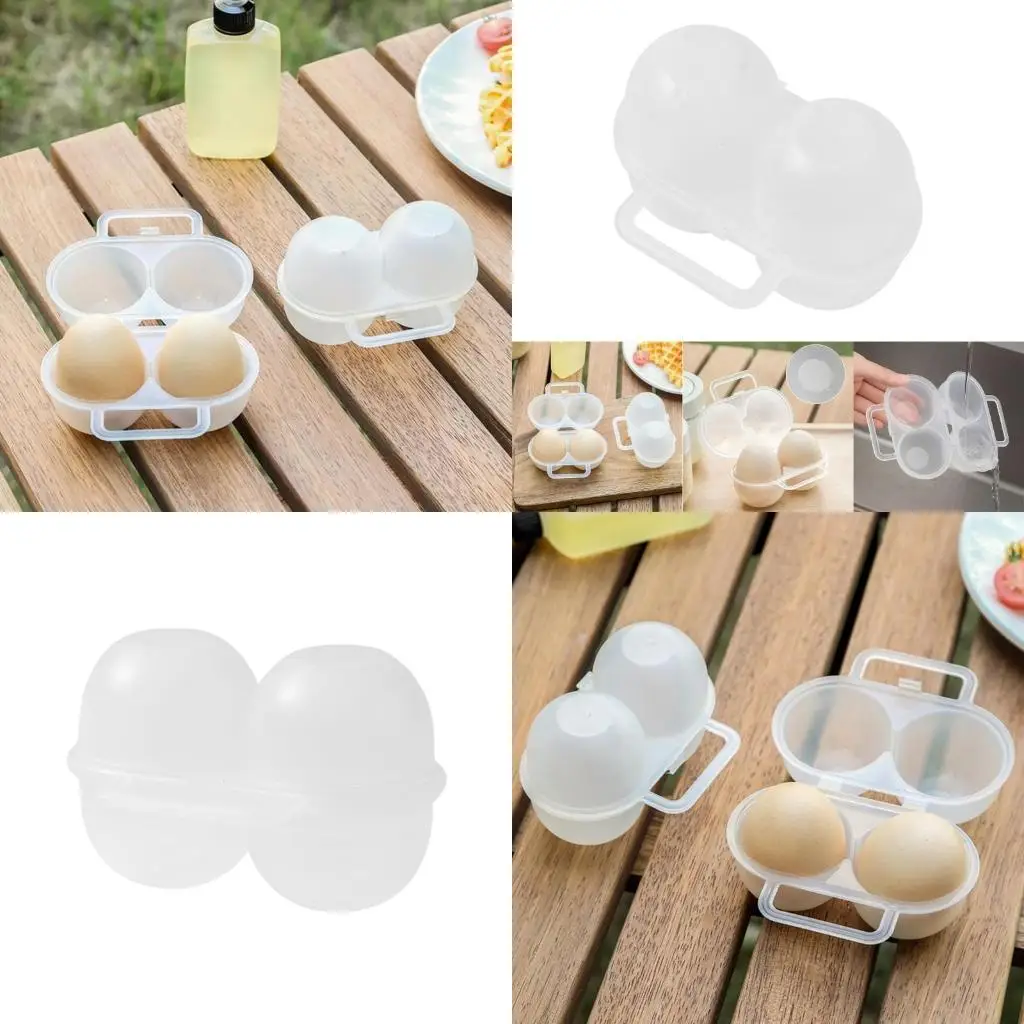 E8BD 2 Gird Eggs Holder Container Portable Eggs Tray Carriage Dispenser for Camping Picnics Travel Eggs Storage Box Leakproof
E8BD 2 Gird Eggs Holder Container Portable Eggs Tray Carriage Dispenser for Camping Picnics Travel Eggs Storage Box Leakproof