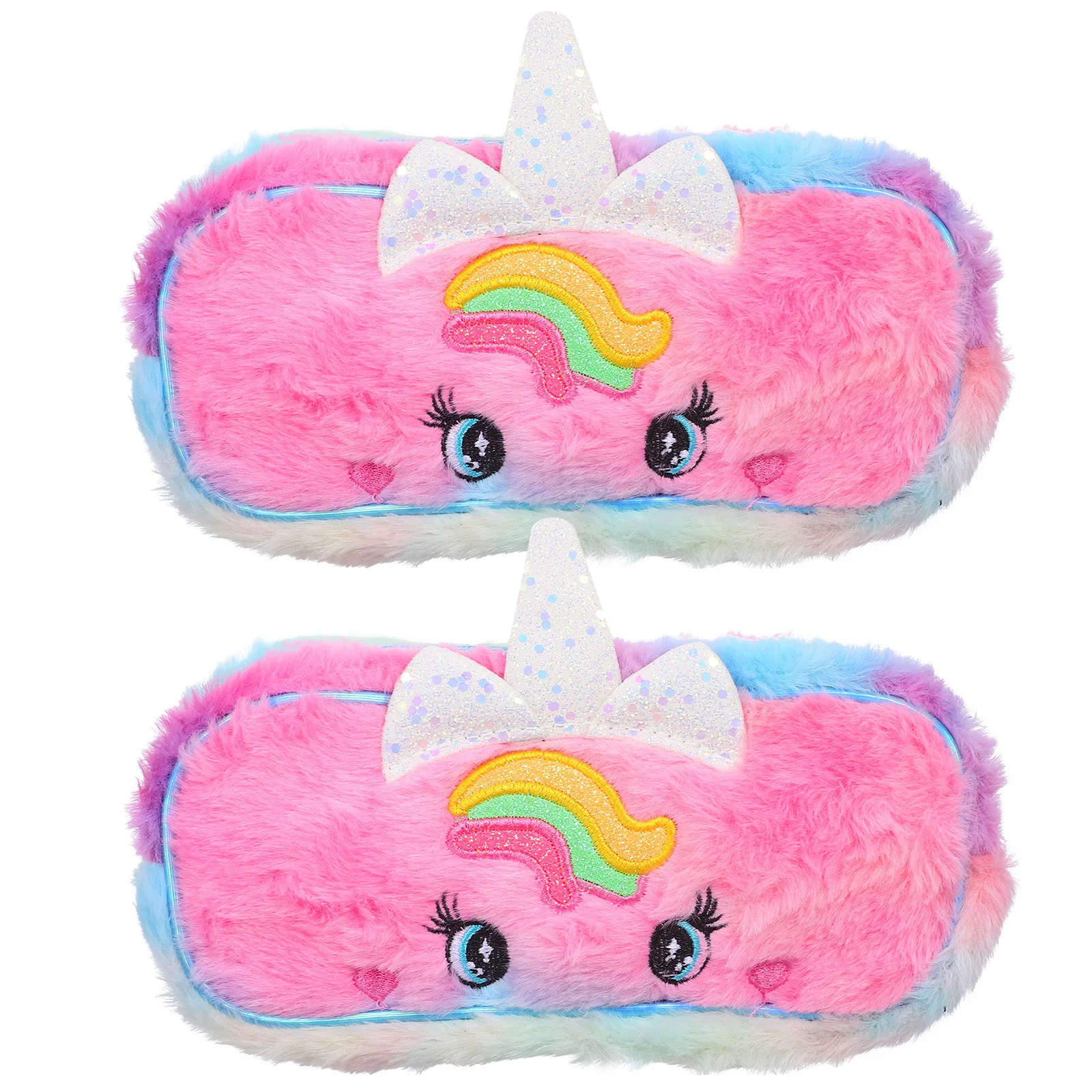 2Pcs Pencil Cases Cute Animal Stationery Pouches Zipper Pen Holder Pink School Supplies Organizer for 
2Pcs Pencil Cases Cute Animal Stationery Pouches Zipper Pen Holder Pink School Supplies Organizer for