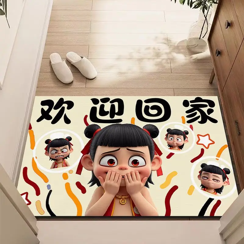 Kawaii new Nezha entrance door floor mat door entrance door velvet foot mat household entrance dust removal carpet wholesale
Kawaii new Nezha entrance door floor mat door entrance door velvet foot mat household entrance dust removal carpet wholesale