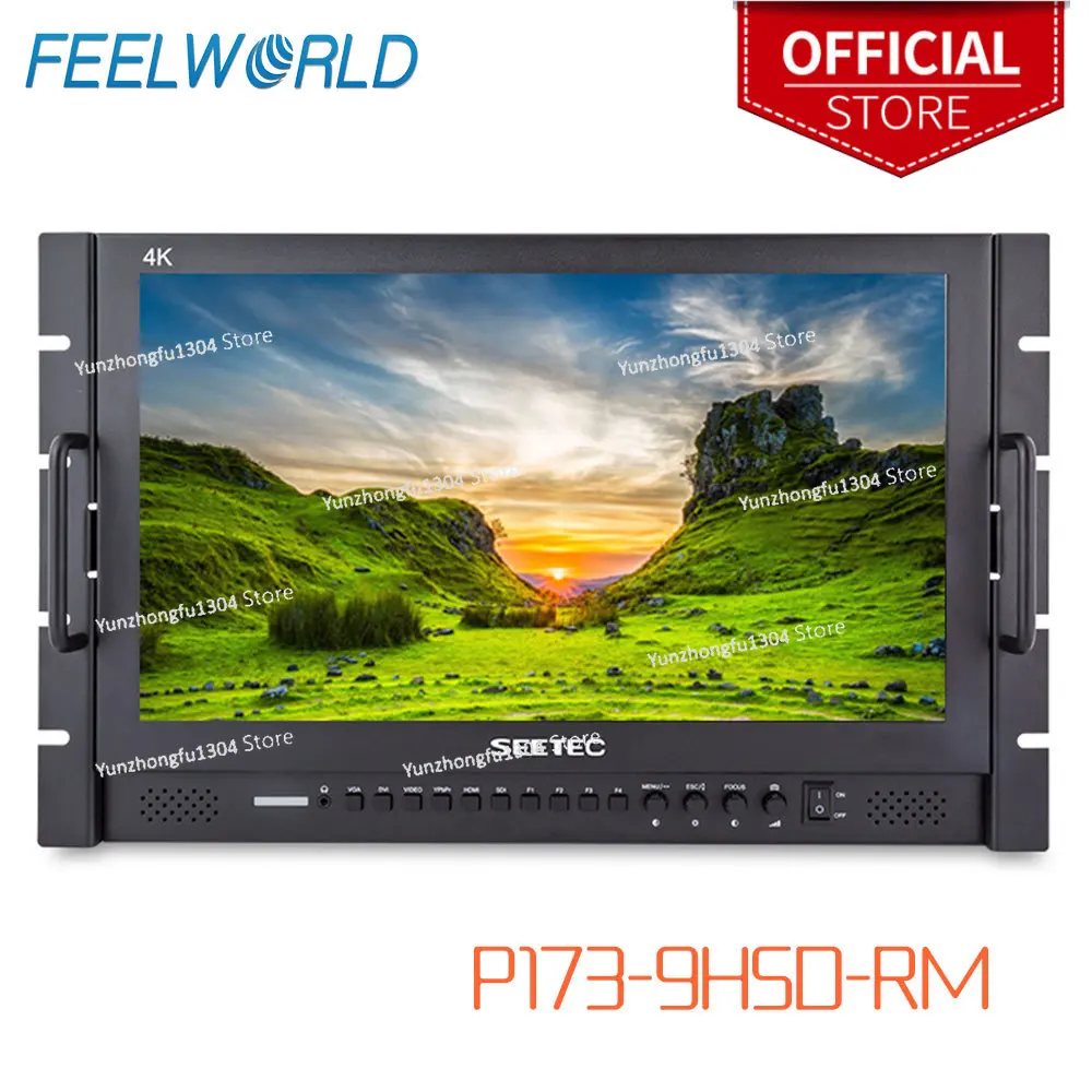SEETEC P173-9HSD-RM 17.3" Rack Mount Broadcast LCD Monitor with 1920 1080 Focus Assist 3G-SDI HDMI AV YPbPr Aluminium Housing
SEETEC P173-9HSD-RM 17.3" Rack Mount Broadcast LCD Monitor with 1920 1080 Focus Assist 3G-SDI HDMI AV YPbPr Aluminium Housing