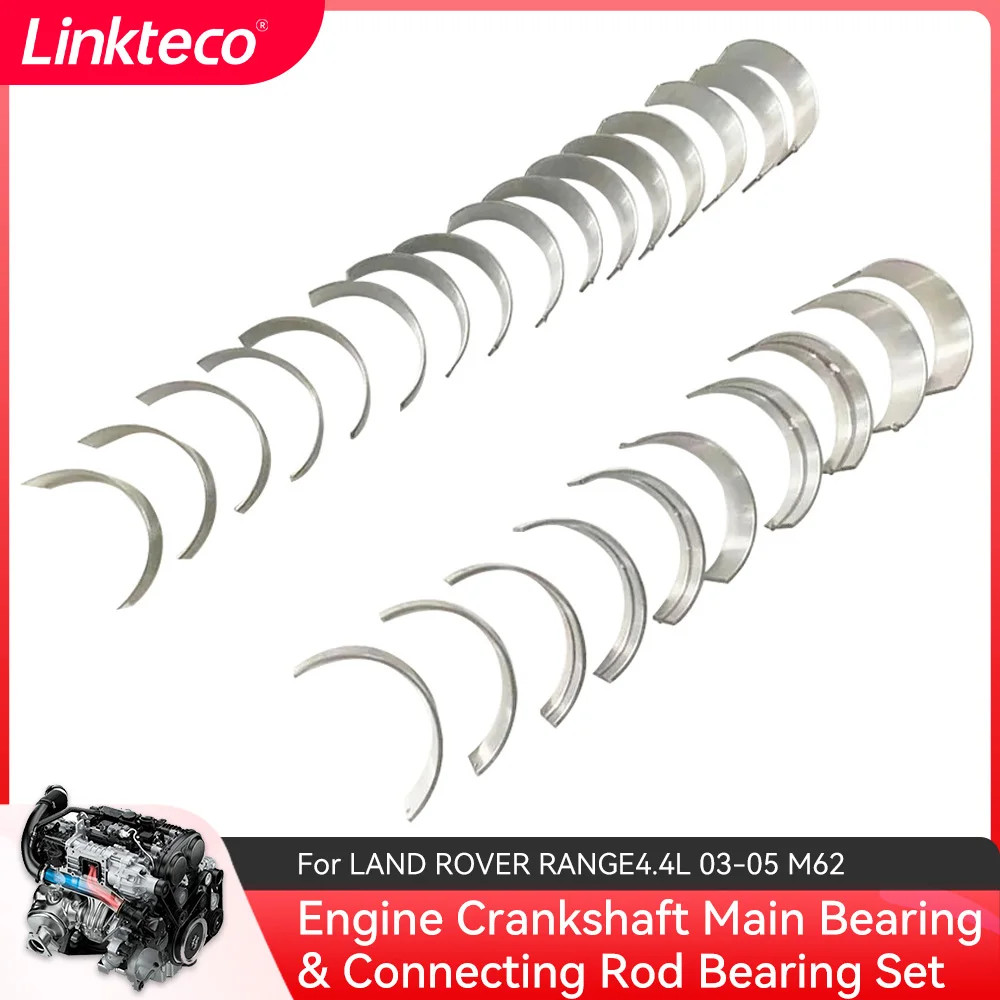 Engine Crankshaft Main Bearing & Connecting Rod Bearing Set For LAND ROVER RANGE4.4L 03-05 M62 OE LEB000180 LEB000210
Engine Crankshaft Main Bearing & Connecting Rod Bearing Set For LAND ROVER RANGE4.4L 03-05 M62 OE LEB000180 LEB000210