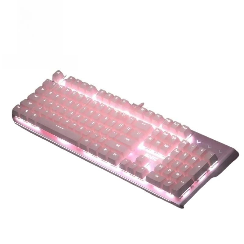 New Pink Gaming Mechanical 104-Key White Backlight Is Suitable For PC/Laptop USB Wired Gamer Keyboard
New Pink Gaming Mechanical 104-Key White Backlight Is Suitable For PC/Laptop USB Wired Gamer Keyboard