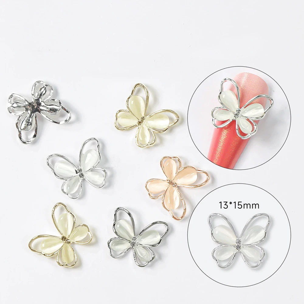 10pcs Luxury Cat Eye Butterfly Nail Charm Rhinestones 3D Glitter Hollow Butterflies Water Drops Gems Manicure Nail Figures Decor
10pcs Luxury Cat Eye Butterfly Nail Charm Rhinestones 3D Glitter Hollow Butterflies Water Drops Gems Manicure Nail Figures Decor