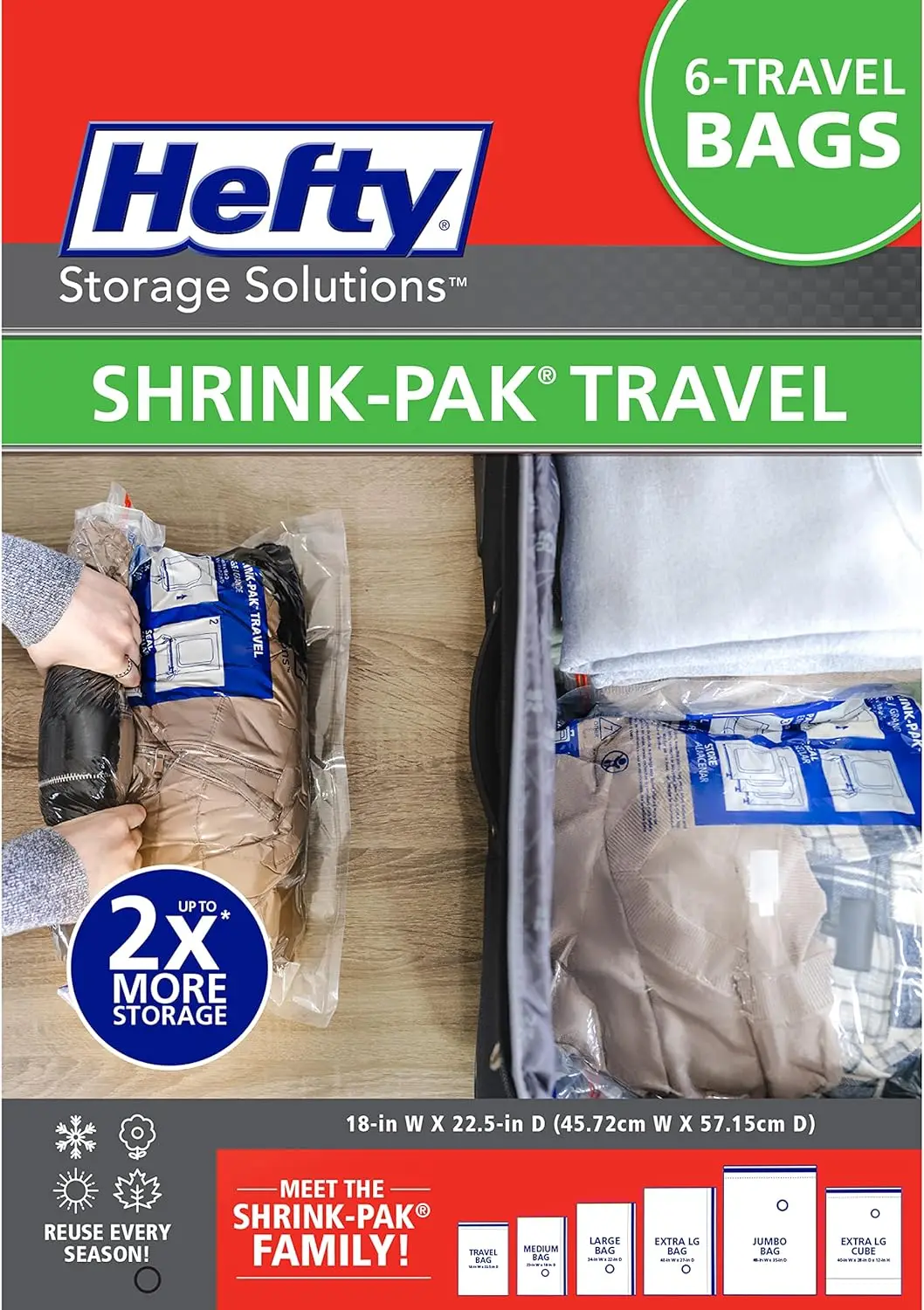 Airtight Storage Bags for Travel - Space Saving Compression, Durable & Reliable Packing Essentials
Airtight Storage Bags for Travel - Space Saving Compression, Durable & Reliable Packing Essentials