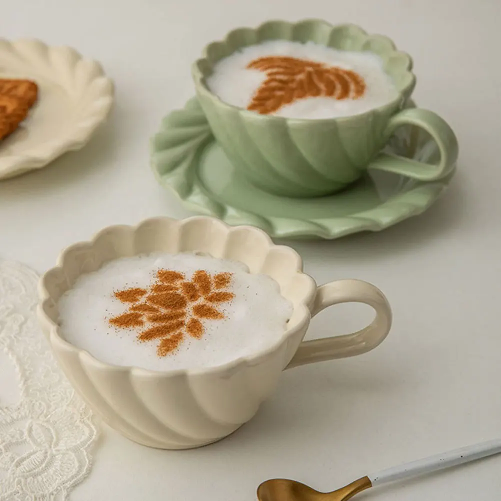 1Set Ceramic Milk Cup Set Fashion Creative Design Fine Craftsmanship Flat Base Non-Slip for Aromatic Coffee Relaxing Moment
1Set Ceramic Milk Cup Set Fashion Creative Design Fine Craftsmanship Flat Base Non-Slip for Aromatic Coffee Relaxing Moment
