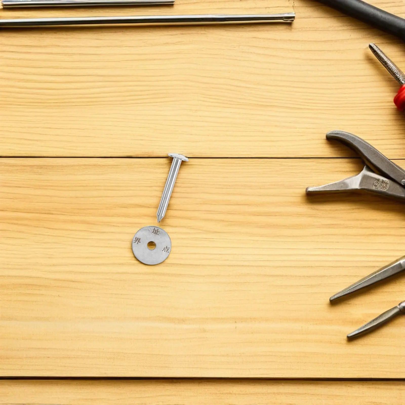 3 комплекта маркеров для геодезических работ из нержавеющей стали, колышки для разметки границ участков, металлические геодезические гвозди для наружных измерений и разметки местности
3 комплекта маркеров для геодезических работ из нержавеющей стали, колышки для разметки границ участков, металлические геодезические гвозди для наружных измерений и разметки местности