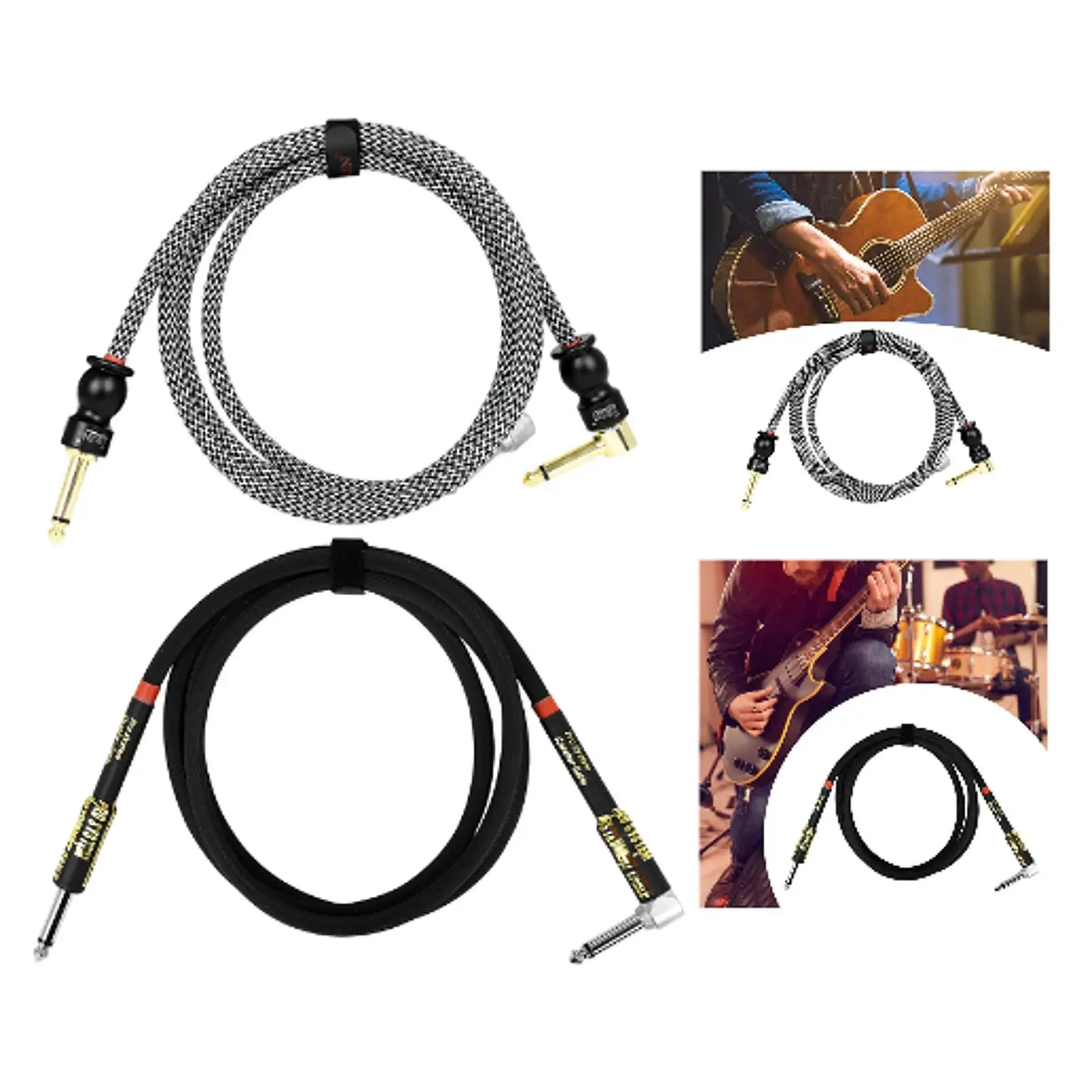 Guitar Audio Cable Noise Reduction Cable Electric Instrument Cable for Electric Guitar Speaker Enhancement Sound Quality
Guitar Audio Cable Noise Reduction Cable Electric Instrument Cable for Electric Guitar Speaker Enhancement Sound Quality
