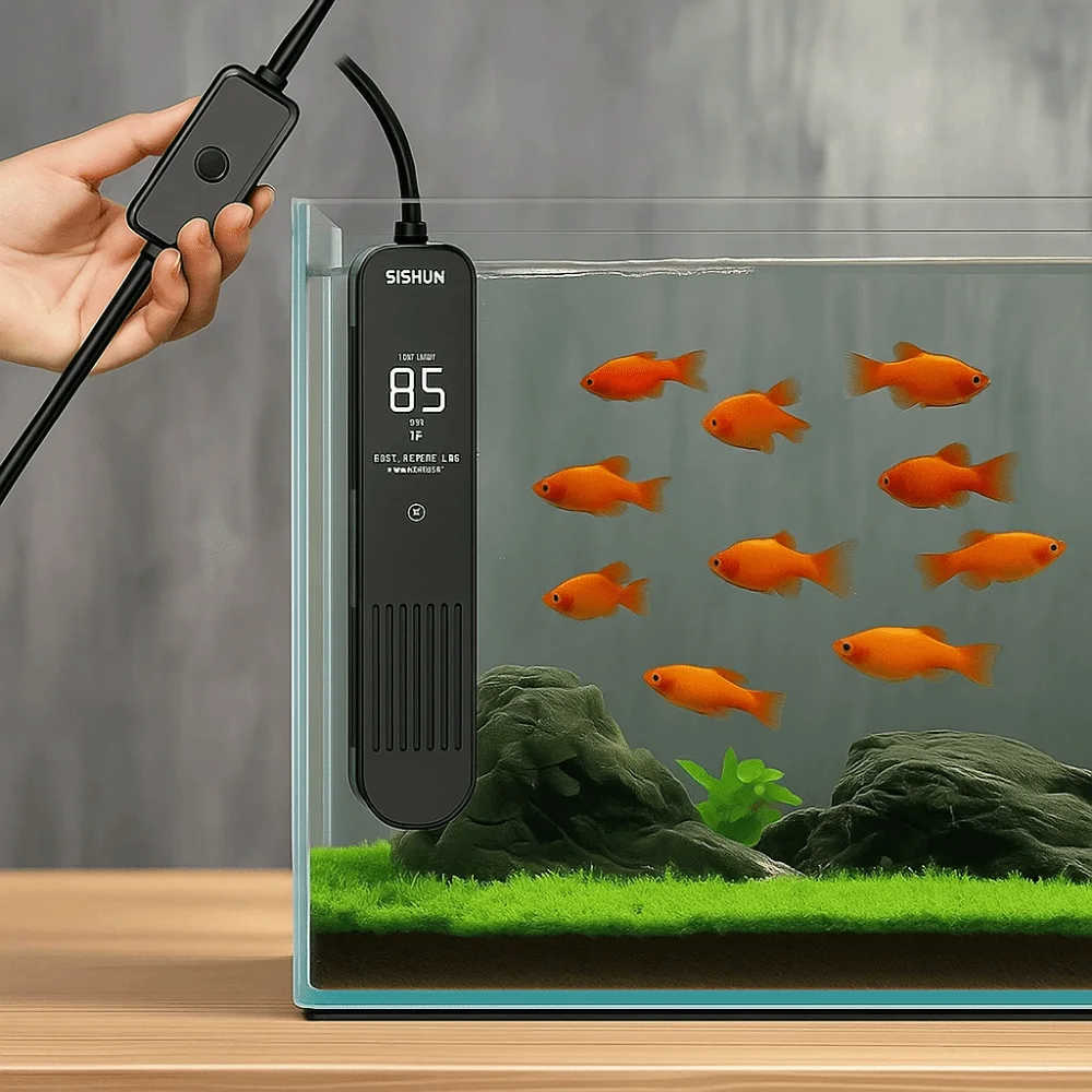 LCD Display Digital Fish Tank Heating Rod 20-35°C Intelligent Control Aquarium Submersible Heater Leave Water Power Off
LCD Display Digital Fish Tank Heating Rod 20-35°C Intelligent Control Aquarium Submersible Heater Leave Water Power Off