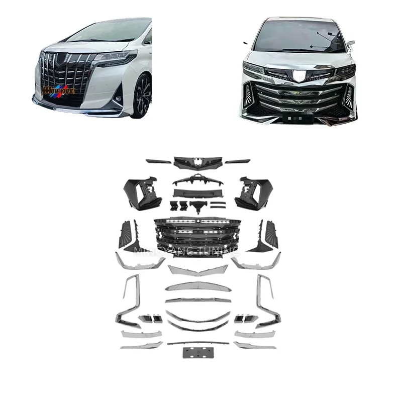 ZAIQU Jiuzhou Auto Century Hawk Black Facelifts Front Bumper Body Kit for Alphard ANH30 ANH35 Bodykit
ZAIQU Jiuzhou Auto Century Hawk Black Facelifts Front Bumper Body Kit for Alphard ANH30 ANH35 Bodykit