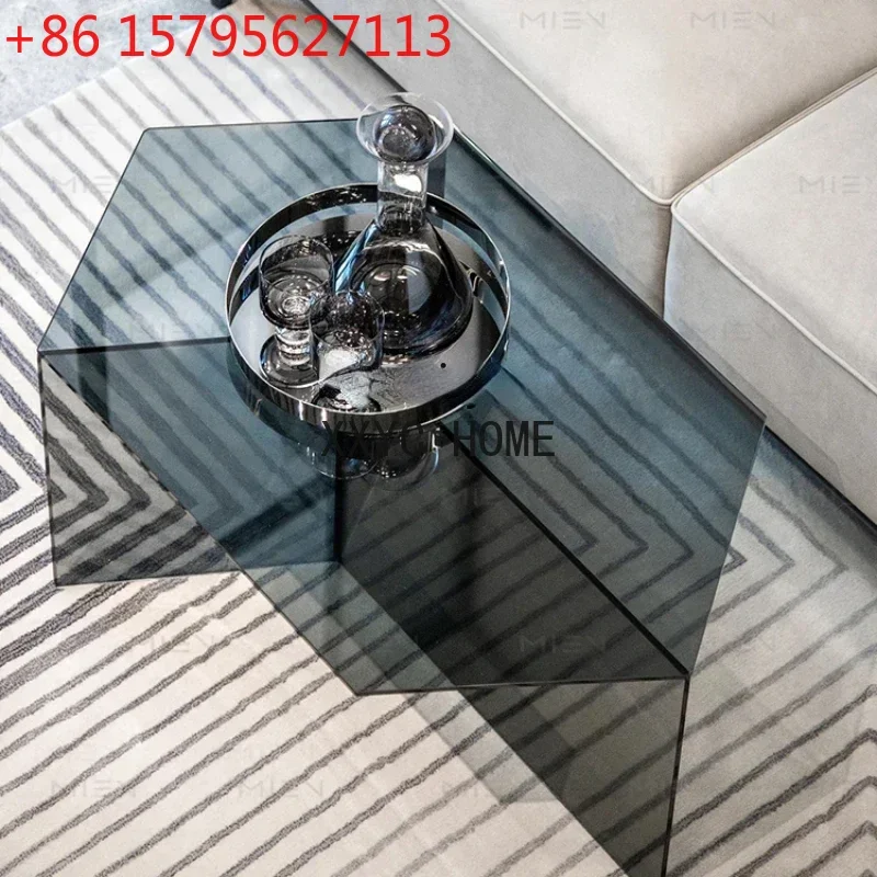 Acrylic Coffee Table Living Room Polygon Coffee Table Blue Organic Glass Tea Table
Acrylic Coffee Table Living Room Polygon Coffee Table Blue Organic Glass Tea Table