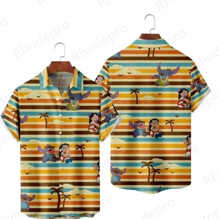 Stitch Hawaiian Shirts Men Summer Short Sleeve Button Up Shirts Disney Hawaiian Shirts Vacation Shirts Casual Beach Shirts Tops
Stitch Hawaiian Shirts Men Summer Short Sleeve Button Up Shirts Disney Hawaiian Shirts Vacation Shirts Casual Beach Shirts Tops