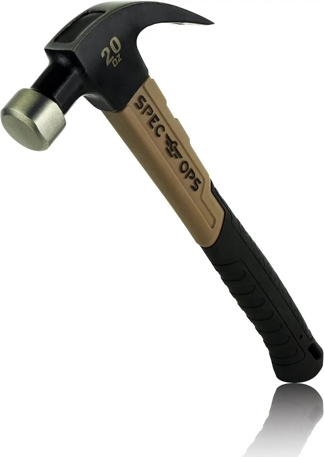 20 Oz Fiberglass Hammer, Smooth Face Curved Claw, Shock-Absorbing Grip for Carpentry & Demolition
20 Oz Fiberglass Hammer, Smooth Face Curved Claw, Shock-Absorbing Grip for Carpentry & Demolition