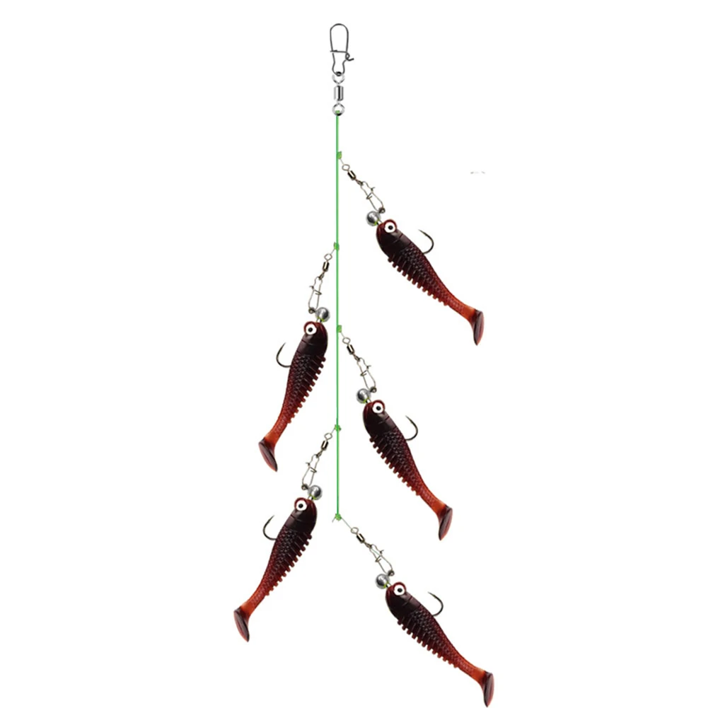 Artificial Cluster Lure Dark Green Fluorescent Yellow High Quality Mixed Colors Purple Red Silicone + Metal Strong Temptation
Artificial Cluster Lure Dark Green Fluorescent Yellow High Quality Mixed Colors Purple Red Silicone + Metal Strong Temptation
