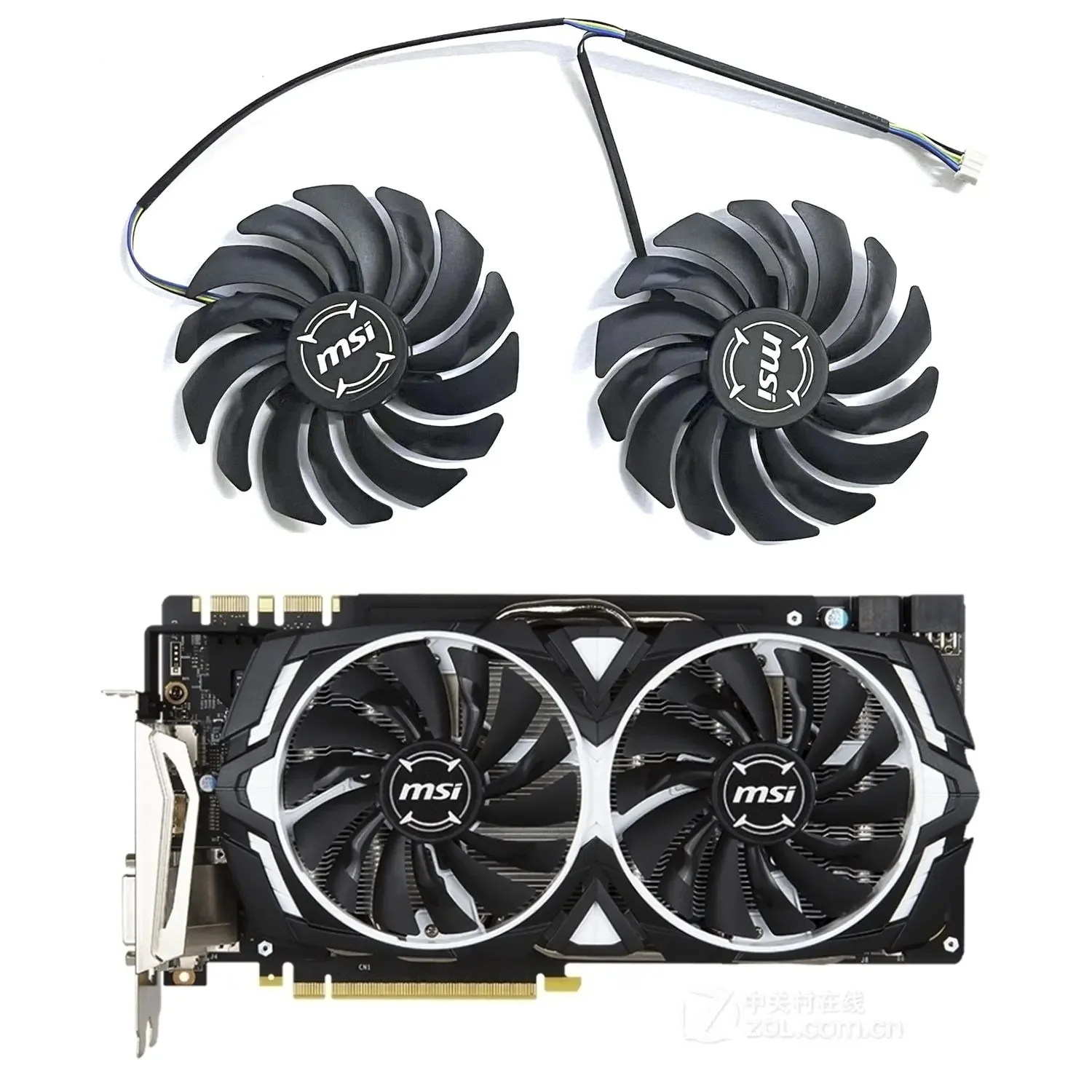 New DIY GPU fan 4pin PLD10010S12HH DC 12V 0.4A suitable for MSI Geforce GTX 1080 1070 1060 Armor graphics card cooling fan
New DIY GPU fan 4pin PLD10010S12HH DC 12V 0.4A suitable for MSI Geforce GTX 1080 1070 1060 Armor graphics card cooling fan
