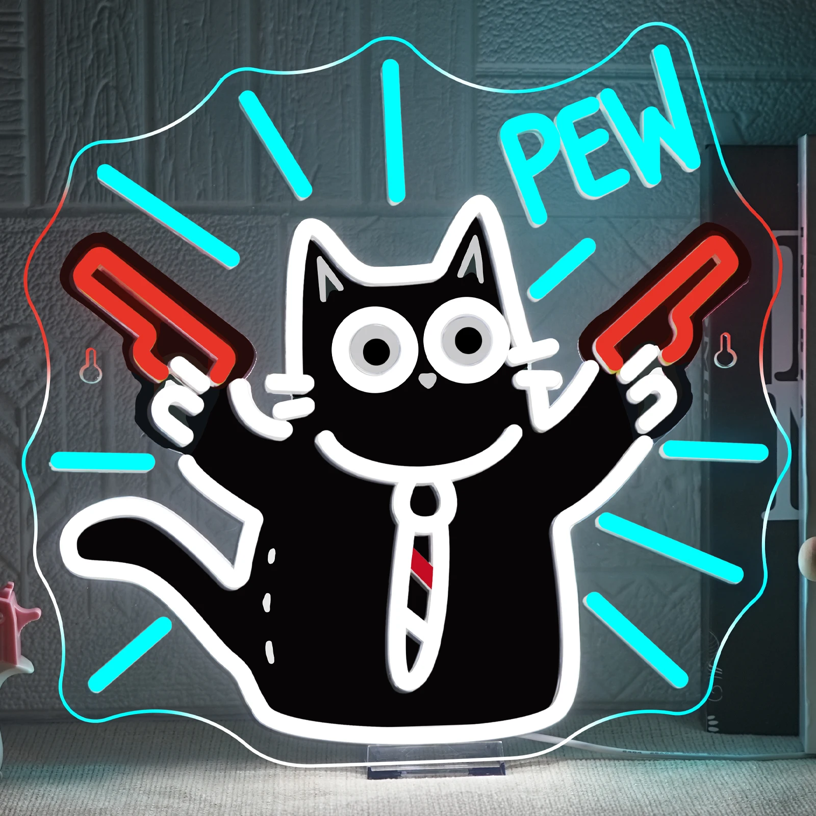 Cat Pew Неоновая вывеска для декора стен 5/12 В USB с регулируемой яркостью для игровой комнаты, спальни, кошки, кафе, вечерние украшения для домашних животных, любителей кошек, подарки для детей
Cat Pew Неоновая вывеска для декора стен 5/12 В USB с регулируемой яркостью для игровой комнаты, спальни, кошки, кафе, вечерние украшения для домашних животных, любителей кошек, подарки для детей