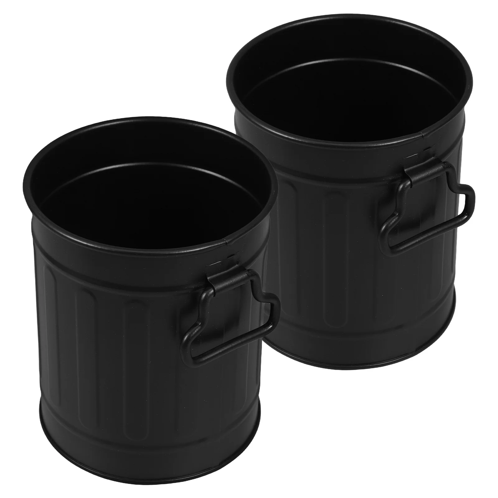 2 Pcs Trash Can Pen Holder Flower Pot for Desk Pencil Bucket of Chopsticks Makeup Brush Cup Iron Table Organizer Office
2 Pcs Trash Can Pen Holder Flower Pot for Desk Pencil Bucket of Chopsticks Makeup Brush Cup Iron Table Organizer Office