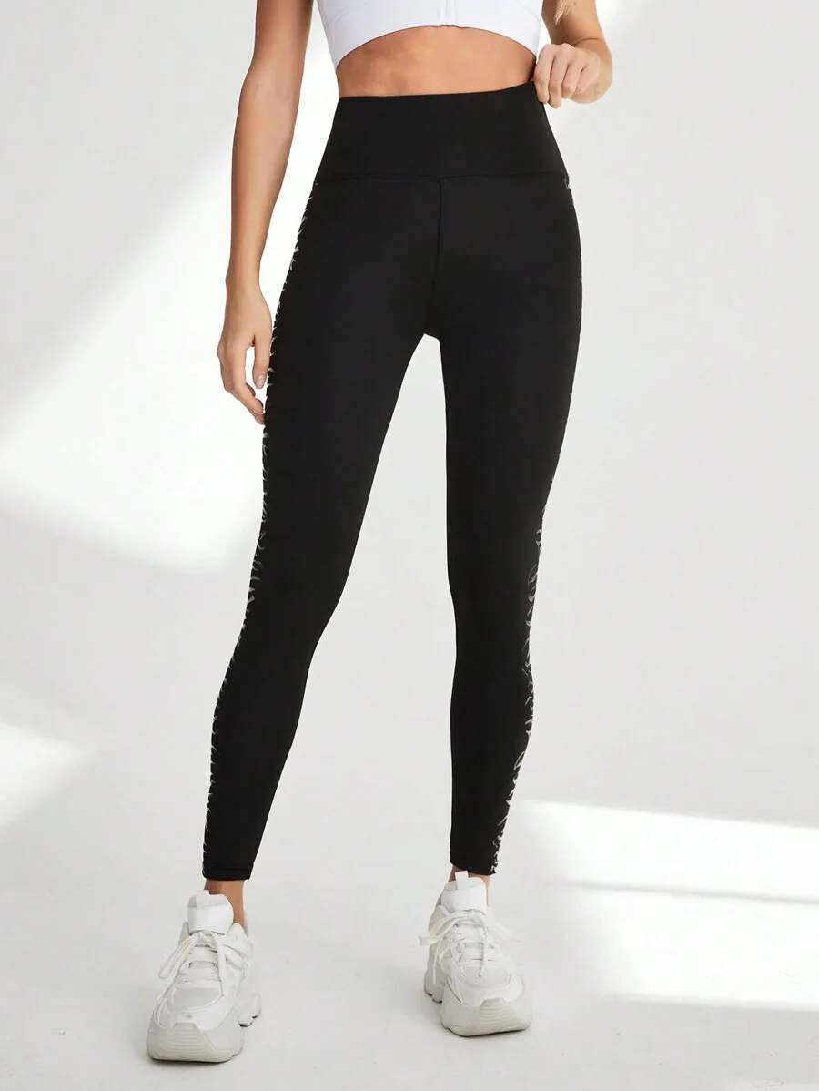 Womens High-Rise Wide Waistband Printed Athletic Leggings Yoga Pants
Womens High-Rise Wide Waistband Printed Athletic Leggings Yoga Pants