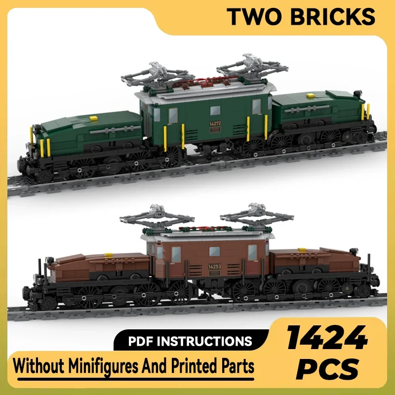 City Train Model Moc Building Bricks Swiss Crocodile Locomotive Technology Modular Blocks Gifts Christmas Toys DIY Sets Assembly
City Train Model Moc Building Bricks Swiss Crocodile Locomotive Technology Modular Blocks Gifts Christmas Toys DIY Sets Assembly