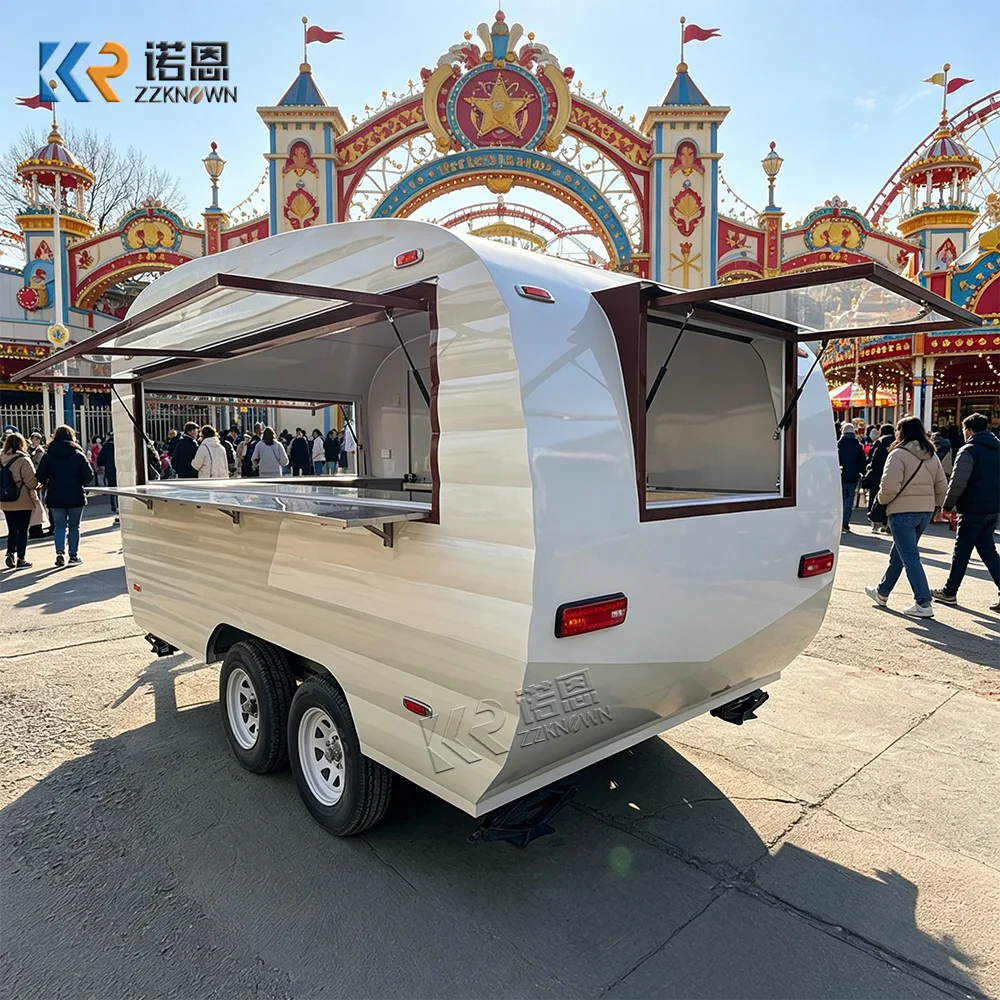 Customzied Food Truck Trailer with Full Kitchen Coffee Hot Dog Hamburger Cart Caravan Mobile Food Truck
Customzied Food Truck Trailer with Full Kitchen Coffee Hot Dog Hamburger Cart Caravan Mobile Food Truck