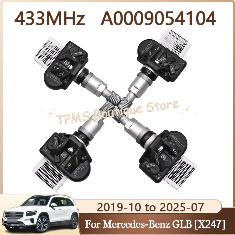 433MHz TPMS Sensor A0009054104 For Mercedes-Benz GLA GLB GLE GLS A B Class EQA EQB Sprinter VS30 Car Tire Pressure System Parts
433MHz TPMS Sensor A0009054104 For Mercedes-Benz GLA GLB GLE GLS A B Class EQA EQB Sprinter VS30 Car Tire Pressure System Parts