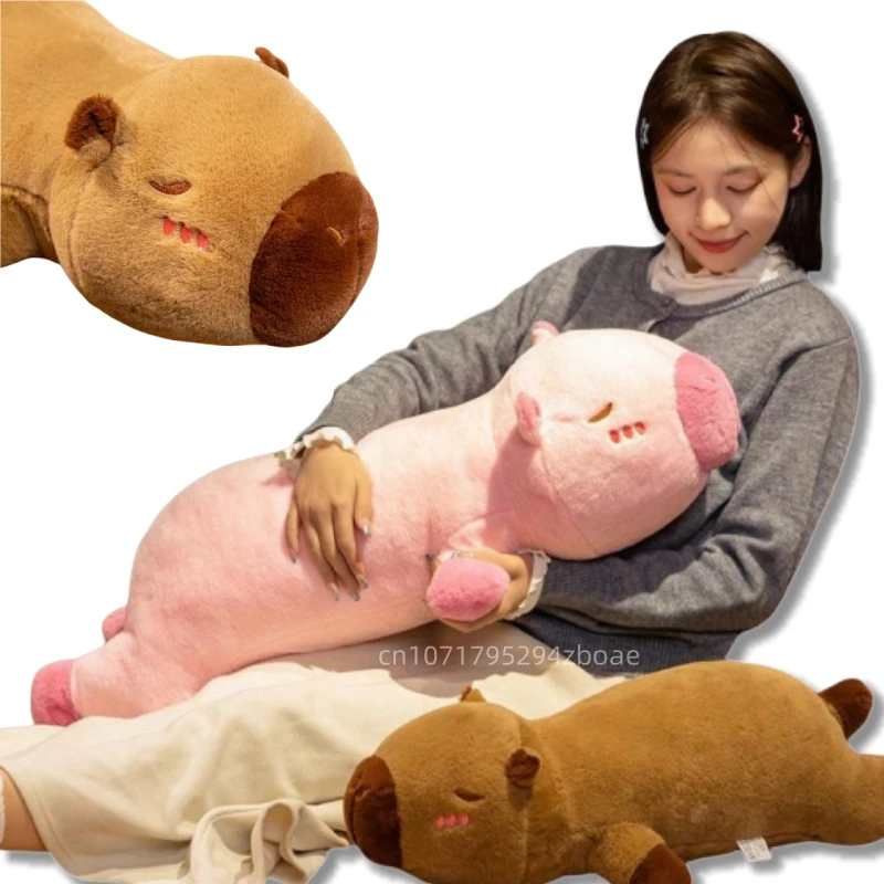 60-80cm Kawaii Long Strip Capybara Plush Doll Pillow Cute Animal Pink Brown Couple Soft Capybara Plush Toy Gift For Girlfriend
60-80cm Kawaii Long Strip Capybara Plush Doll Pillow Cute Animal Pink Brown Couple Soft Capybara Plush Toy Gift For Girlfriend