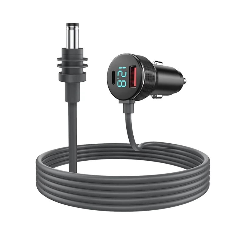For Starlink Mini Power Cable 12V-24V Cigarrete Lighter Adapter To DC Power Cable With Type-C Port And Voltmeter 16.4Ft
For Starlink Mini Power Cable 12V-24V Cigarrete Lighter Adapter To DC Power Cable With Type-C Port And Voltmeter 16.4Ft
