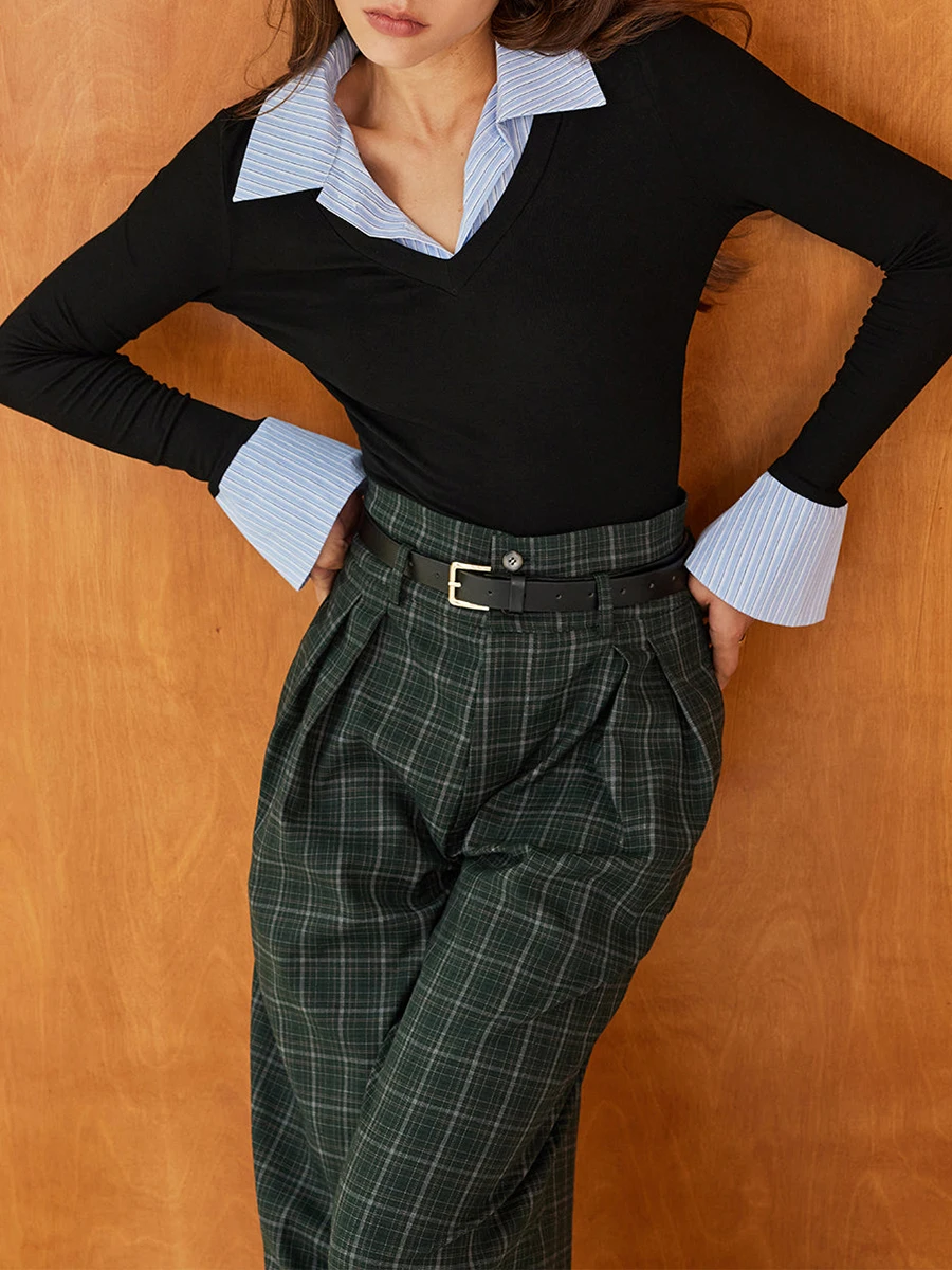 Women s Lapel Collar Tops Casual Long Sleeve Floral Print Fit Patchwork Blouses Tunics with Button Detail
Women s Lapel Collar Tops Casual Long Sleeve Floral Print Fit Patchwork Blouses Tunics with Button Detail