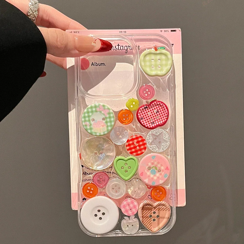Button Shockproof Phone Case For iPhone 15 14 13 12 11 16 Pro Max 14 15 16 Plus Silicone Clear Cute Transparent Protector Cover
Button Shockproof Phone Case For iPhone 15 14 13 12 11 16 Pro Max 14 15 16 Plus Silicone Clear Cute Transparent Protector Cover