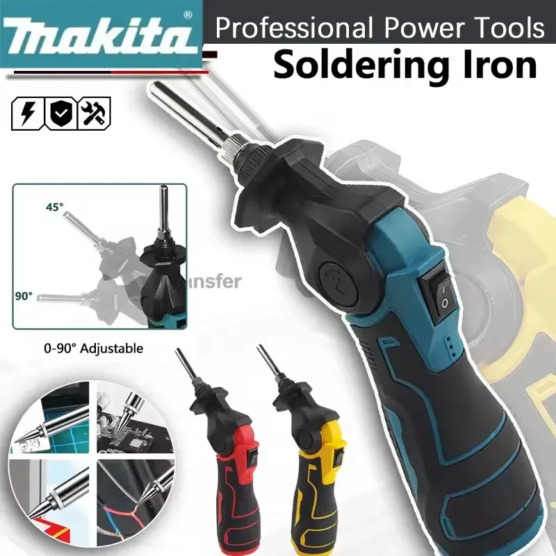 Электрический паяльник Makita 12В 30Вт с быстрым нагревом и регулировкой температуры, подходит для Milwaukee и DeWalt (модель 2026 года)
Электрический паяльник Makita 12В 30Вт с быстрым нагревом и регулировкой температуры, подходит для Milwaukee и DeWalt (модель 2026 года)